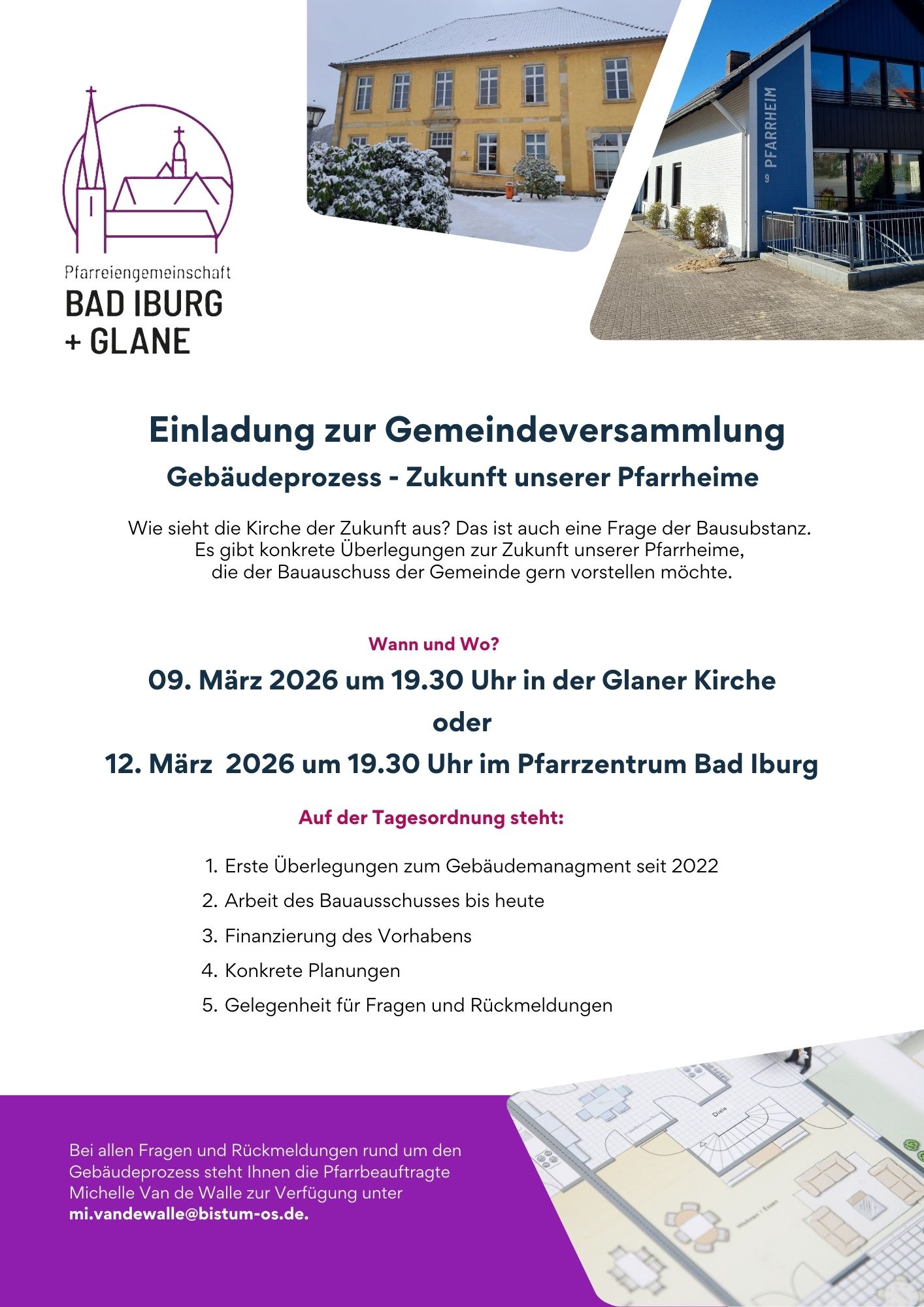 Foto des Einladungsplakates